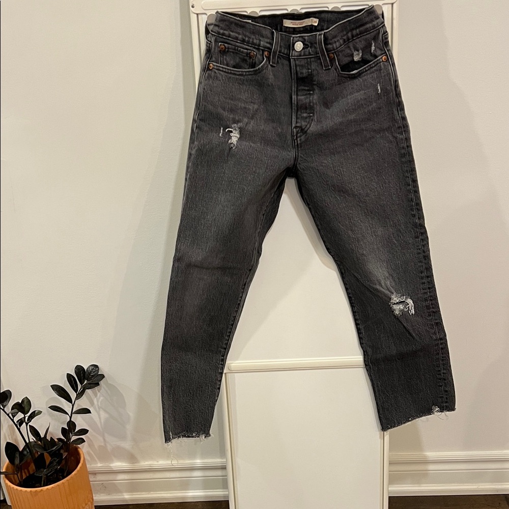 Levi's Black Wedgie Jeans